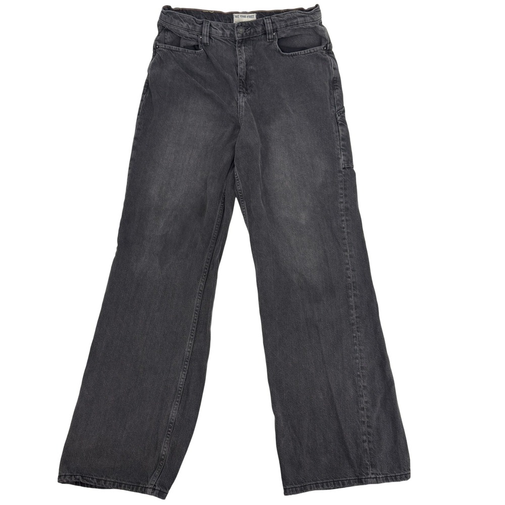 We The Free Women's Straight Leg Jeans in Charcoal Gray size 30